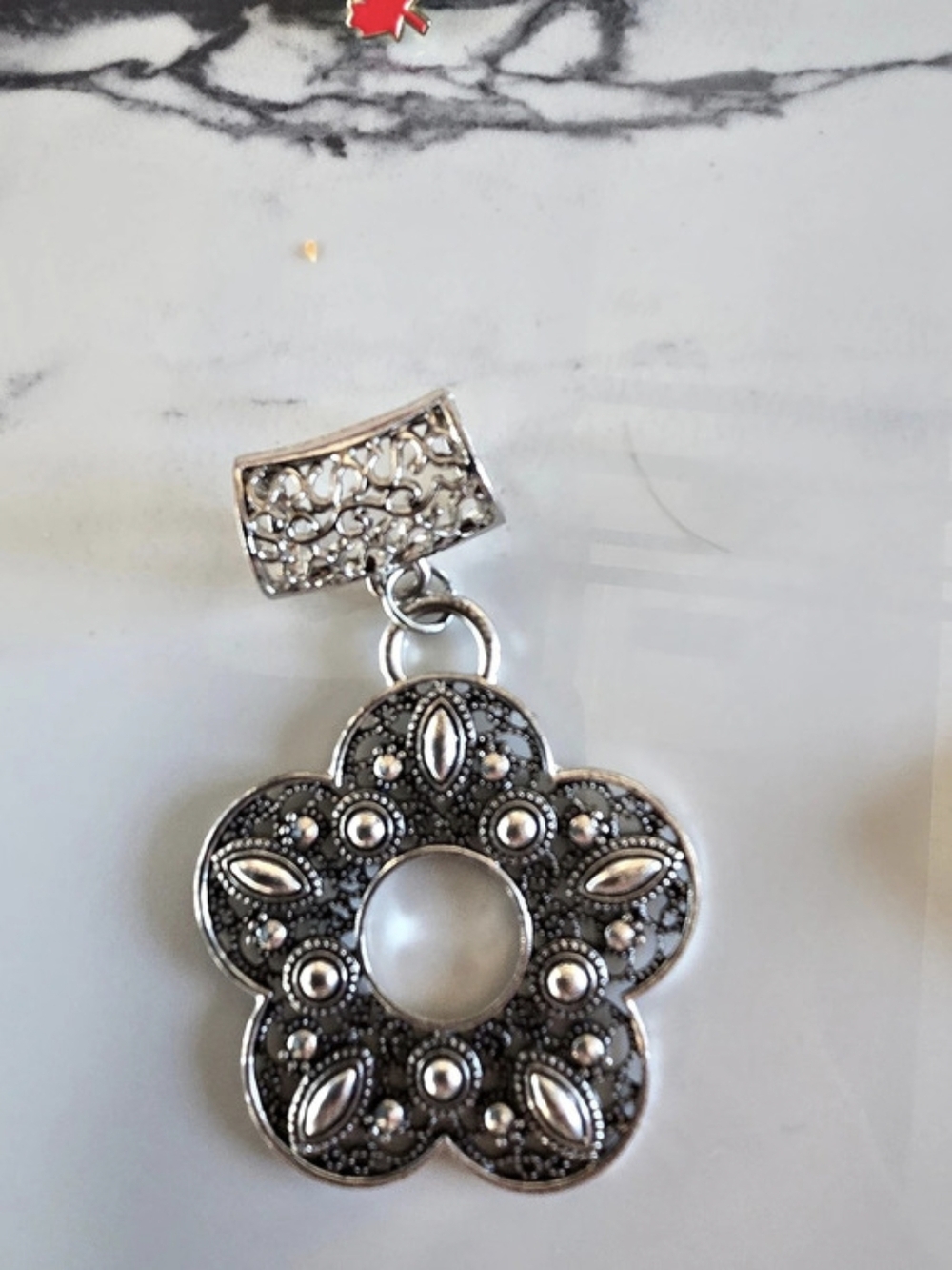 Vintage & Modern Mixed Craft Jewelry Lot 10 Pieces Pendants Charms Pins - Picture 4 of 15